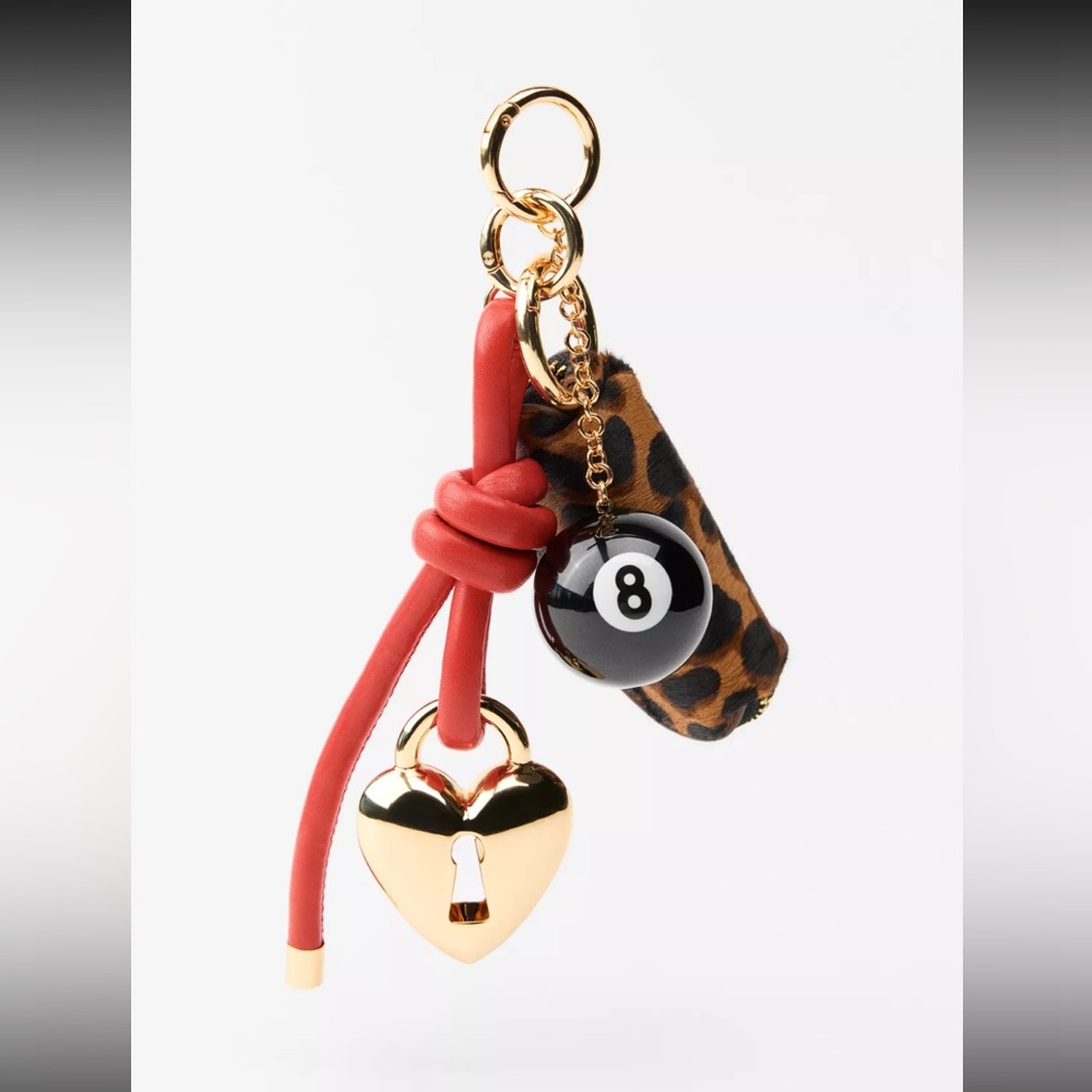 Zara Coin Purse Multi-Charm Keychain
